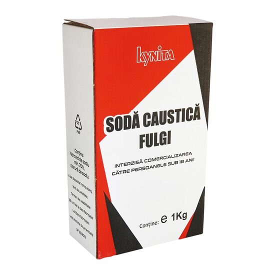Soda caustica (II) 70% 1kg cutie carton