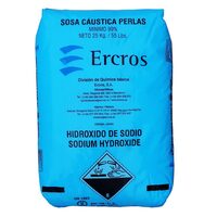 Soda caustica perle vrac, sac 25 kg