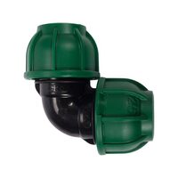 Conector pentru țevi PP 90° 25 X 25 Flo 88856