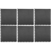 Set 6 covorașe protecție pardoseală 60 x 60 cm 12 mm grosime Yato YT-08780