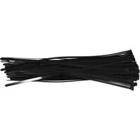 COLIERE PLASTIC 400 X 7.6, 50 BUC. NEGRU YT- 70653 Yato YT-70653