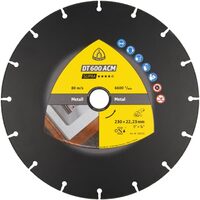 Disc diamantat de debitare multimetal DT 600 ACM Supra 230x22.23x1.6 Klingspor 355721