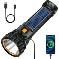 Lanterna LED cu incarcare solara 1200mAh 