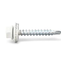 Surub tabla autoforant pentru lemn cap hexagonal 4.8x50mm RAL 9002 Gbo 100buc/cut