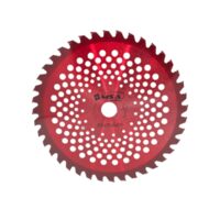 Disc motocoasa 255mm cu vidia rosu