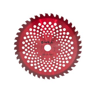 Disc motocoasa 255mm cu vidia rosu