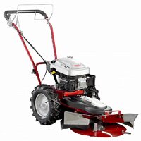 Motocoasa cu disc rotativ HECHT 5060, motor 4 timpi, capcitate cilindrica 173 CC, putere 4.9 CP, latime 60 cm
