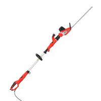 Trimmer electric pentru gard viu Hecht 675, 750 W, maner telescopic, lungime lama 51 cm