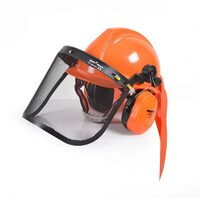 Casca de protectie HECHT 900100, culoare galben, cu viziera si antifoane
