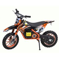 Motocicleta electrica pentru copii HECHT 54500, acumulator 36 V, 8 Ah, motor 500 W, greutate suportata 75 kg, viteza 25 km/h, orange, varsta 7+ ani