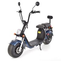 Scuter electric Hecht cocis zero blue motor 1500 w viteza maxima 45 km h