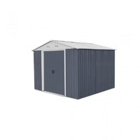 Magazie de gradina pentru depozitare HECHT 12x10 PLUS, cadru si pereti metalici, dimensiuni 355 x 291 x 214 cm l*l*h