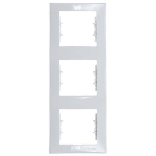 Wall Plates & Covers Rama alba verticala 3 posturi Sedna SDN5801321