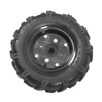 Set roti cauciuc HECHT 000720, 8 inch, accesoriu compatibil cu motocultorul Hecht 7970