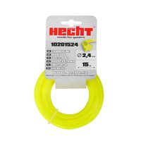 Fir pentru trimmer HECHT 10201524, profil stea, diametru 2.4 mm, lungime 15 m