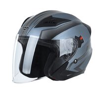 Casca de protectie moto scuter HECHT 52627, material ABS, design modern, marime M