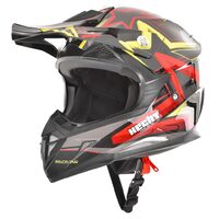 Casca moto ATV integrala HECHT 55915XS, STARS design, material ABS, marime XS 53-54 cm, multicolor
