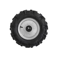 Set roti de cauciuc HECHT 8001017, 8 inch, compatibile cu motocultorul Hecht 785, 790BS