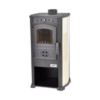 Soba pe lemne HECHT ARDENIS, 7-8 kW, diametru evacuare 120 mm, pentru lemne si bricheti