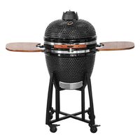 Gratar de gradina ceramica cu carbuni - HECHT FERNO BLACK