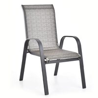 Scaun pentru gradina si terasa HECHT Honey Chair, structura din otel-aluminiu, greutate maxima suportata 120 kg, 58 x 74 x 97 cm