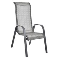Scaun pentru gradina si terasa HECHT Honey Maxi Chair, structura din otel-aluminiu, greutate maxima suportata 120 kg, 57 x 86 x 111 cm