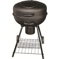 Gratar de gradina HECHT Merida, diametru 53.3 cm, din otel inoxidabil, cu roti