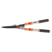 Foarfeca pentru gard viu si tufisuri HECHT 0182036L, manere telescopice, material lama otel, lungime 87 cm