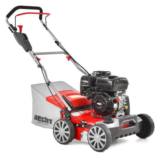 Scarificator si aerator pentru gazon HECHT 5677, cu motor Briggs and Stratton 750, 163 CC, 5.7 CP, latime de lucru 40 cm, cutie colectare 45 litri