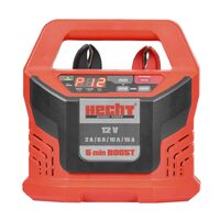 Incarcator inteligent pentru acumulatori auto HECHT 2013, pentru baterii Pb, plumb-acid, iesire 12V, 2-15 A, 4-300 Ah