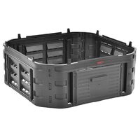 Extensie pentru lada de compost HECHT 2600, capacitate 260 litri, din plastic, negru