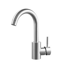 Baterie lavoar tip lebada inox satinat MP008