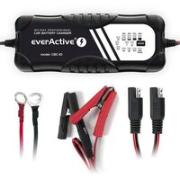 EverActive incarcator profesional cod CBC10 cu 13 LED pentru acumulatori Plumb 12V / 24V incarca cu 2A / 5A / 10A acumulatorii de 12V si cu 2A / 5A acumulatorii de 24V