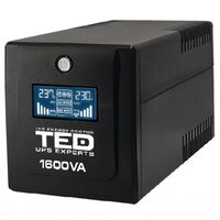 UPS 1600VA/900W LCD Line Interactive AVR 4 schuko USB Management TED Electric TED001597