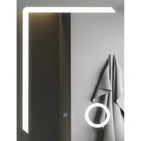 Oglinda LED touch cu functie dezaburire 60x80 cm AT1CT-D1OC-RS1S-W07