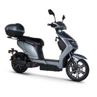 Scuter electric KUBA Eco Rider MQ, autonomie 60 km viteza maxima 25 km/h putere 800W acumulatori 60V/20Ah, gri, nu necesita permis