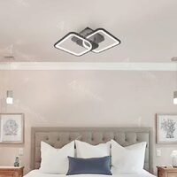 Lustra LED Christa 64W acril si metal negru LL1892N