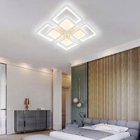 Lustra LED Susan cu telecomanda 104W dimabila alb LL24AL