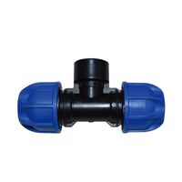 Teu PEHD redus FI 50x1-1/2x50 PN10 Valcor VLC61069