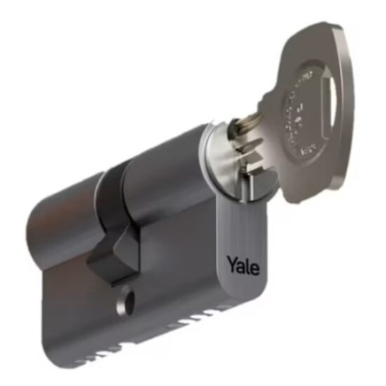 Cilindru siguranta alama nichelat 35x35mm 3 chei cu frezare Gemeni Yale 10-0552-3535-00-22-01-GM