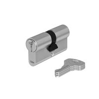 Cilindru siguranta alama nichelat 45x45mm 3 chei cu frezare Gemeni Yale 10-0552-4545-00-22-01-GM