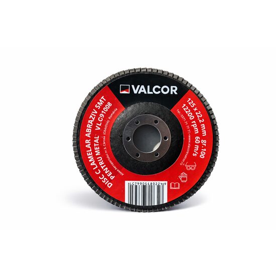 Tool Accessories Disc lamelar abraziv SMT 125 gr.100 Valcor VLC91008