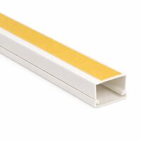Canal cablu PVC alb cu banda adeziva 40x25mm 2M/buc Valcor VLC16005