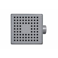 Sifon inox pardoseala 10x10 iesire laterala Q40 Line