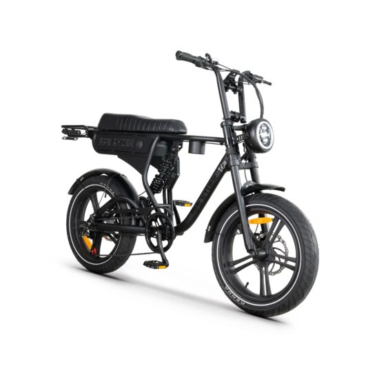 Bicicleta electrica, ApeRyder DC20, 25km/h, fara permis, Fat Bike, autonomie 55-70 km 