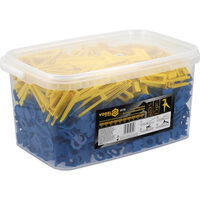 Sistem nivelare placi 2mm 700 clips + 200 pene + cleste Vorel 04728