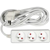 Prelungitor cu impamântare, 3 prize, 3m Vorel 72504