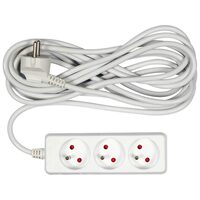 Prelungitor cu impamântare, 3 prize, 5m Vorel 72508