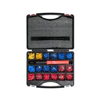 Set conectori electrici si cleste de sertizat, 551 piese Yato YT-068920