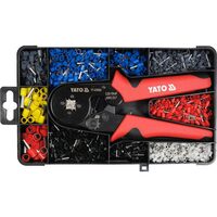 Set cleste sertizare pini terminali 0,25-10 mm2 + 1200 pini diferite marimi Yato YT-23052